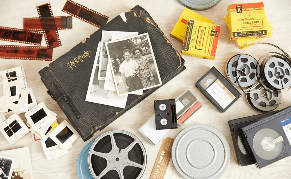 Vintage Movie Reel Film Reel Film Canister 8 Mm Gold