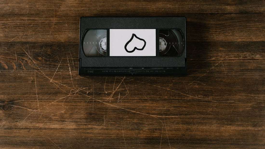 A Videotape with Handwritten Heart Icon