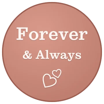 Forever & Always engraving idea