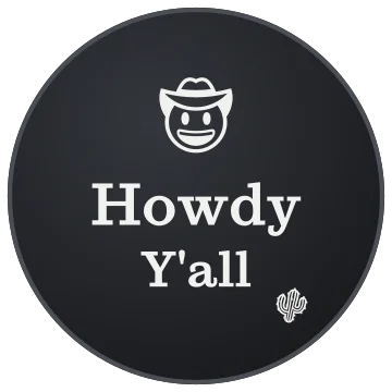 Howdy Y'all engraving idea